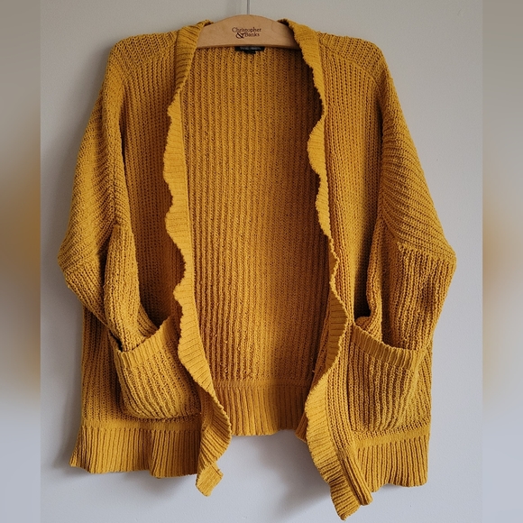 wild fable Sweaters - 2/$12 Wild Fable Distressed Yellow Cardigan